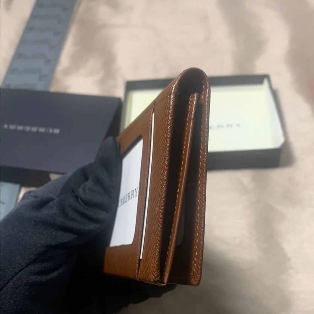 Burberry Brown Leather Wallet